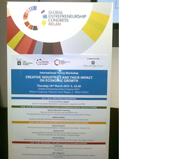 Creative Thinking Ventures invited to the Global Entrepreneurship Congress Milan